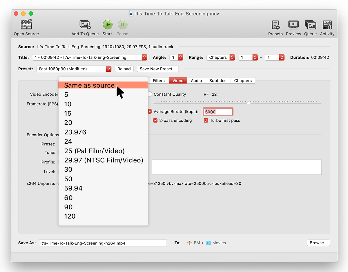 Video Compression StepbyStep Handbrake Tutorial Video4Change