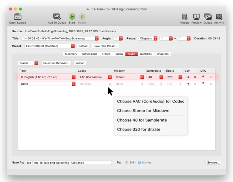 Video Compression StepbyStep Handbrake Tutorial Video4Change